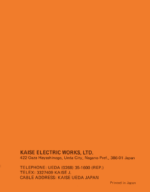 Digital Multitester SK-6100; Kaise Electric Works (ID = 2884053) Ausrüstung