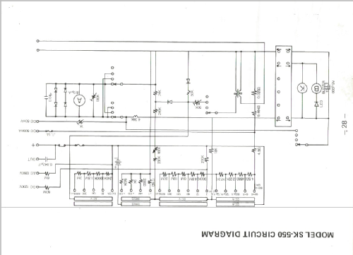 Volt-Ohm-Milliammeter - Multitester SK-550; Kaise Electric Works (ID = 1588491) Equipment
