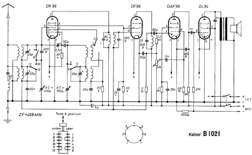 B 1021; Kaiser KG, W. bzw. (ID = 1699744) Radio