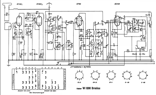 Breslau W1090; Kaiser KG, W. bzw. (ID = 25075) Radio