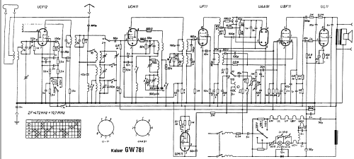 GW781 ; Kaiser KG, W. bzw. (ID = 29236) Radio