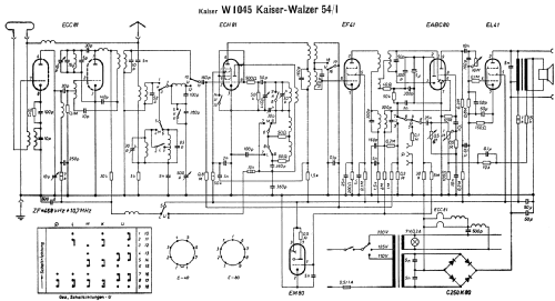 Kaiser-Walzer 54/I W1045; Kaiser KG, W. bzw. (ID = 1715547) Radio