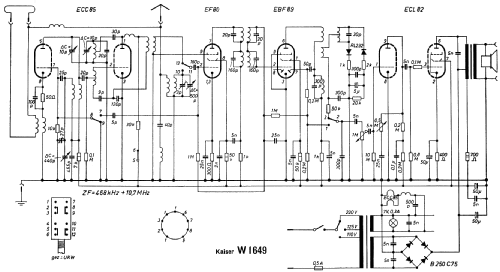 W1649; Kaiser KG, W. bzw. (ID = 1715662) Radio