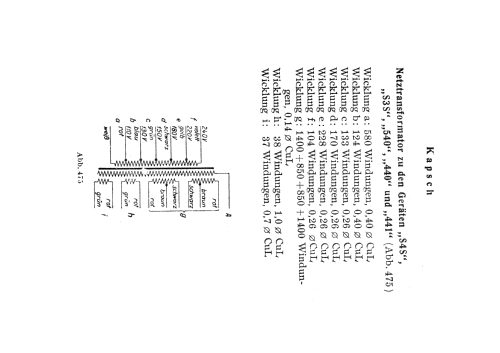 440-W; Kapsch & Söhne KS, (ID = 1279607) Radio