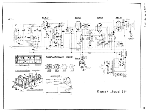 Juwel 51W; Kapsch & Söhne KS, (ID = 1861950) Radio