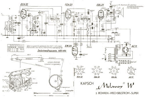 Melavox W ; Kapsch & Söhne KS, (ID = 2012899) Radio