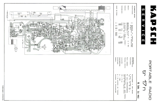 Portable TR17n; Kapsch & Söhne KS, (ID = 265529) Radio