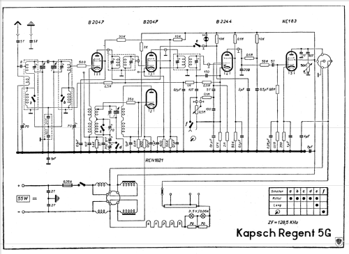 Regent 5G Katalog Nr. 11810; Kapsch & Söhne KS, (ID = 604398) Radio