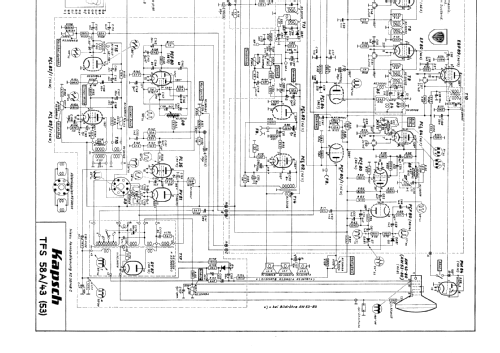 TFS58A/43; Kapsch & Söhne KS, (ID = 145454) Fernseh-E