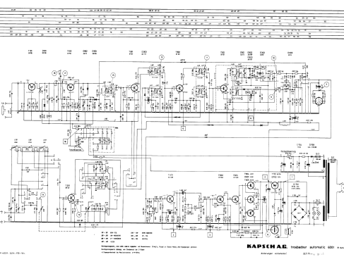 Troubadour automatic 6001; Kapsch & Söhne KS, (ID = 72292) Radio