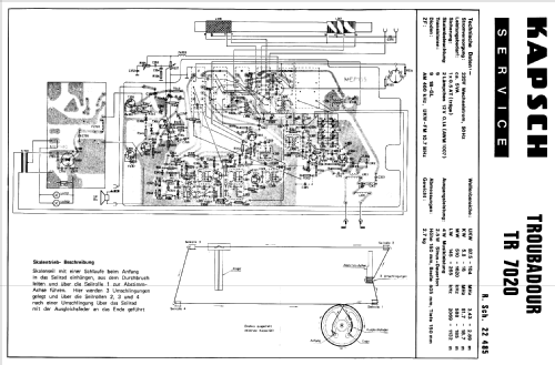 Troubadour TR-7020; Kapsch & Söhne KS, (ID = 272884) Radio