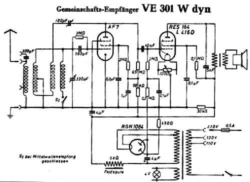 Volksempfänger VE301 Dyn W; Kapsch & Söhne KS, (ID = 40313) Radio