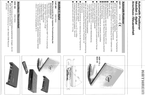 Automatik-Positioner HDP 170 BN 214133; Kathrein, Anton; (ID = 1761598) Altri tipi