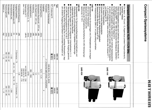 Compact-Speisesystem UAS 144 BN 268038; Kathrein; Rosenheim (ID = 1731719) Antenna