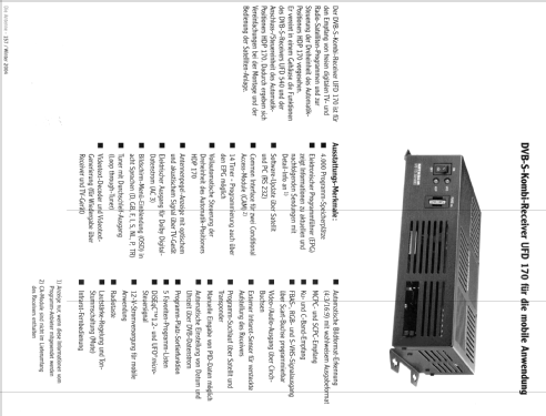 DVB-S-Receiver UFD 170 BN 20210063; Kathrein, Anton; (ID = 1805827) DIG/SAT