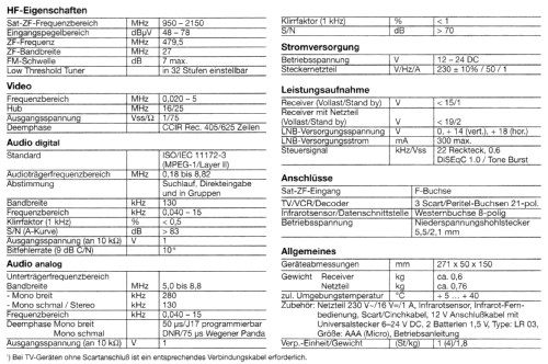 Satelliten-Receiver UFD 346 BN 260413; Kathrein; Rosenheim (ID = 1757810) DIG/SAT