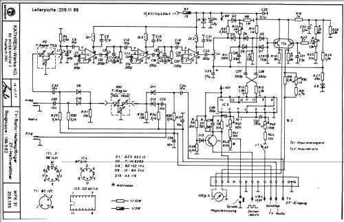 TV/Radio-Meßempfänger MFK31; Kathrein; Rosenheim (ID = 1711602) Equipment