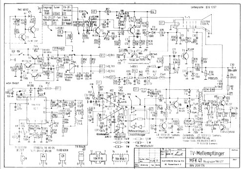 TV-Radio-Meßempfänger MFK-41; Kathrein; Rosenheim (ID = 2628519) Equipment