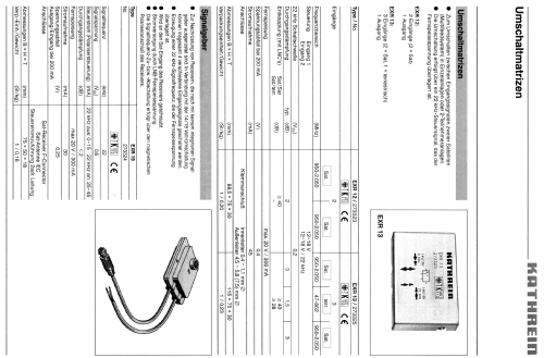 Umschaltmatrize EXR 12 BN 273323; Kathrein, Anton; (ID = 1752581) Antenna