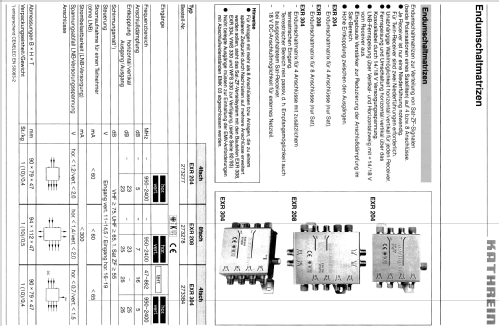 Umschaltmatrize EXR 204 BN 273277; Kathrein, Anton; (ID = 1746808) Antenny