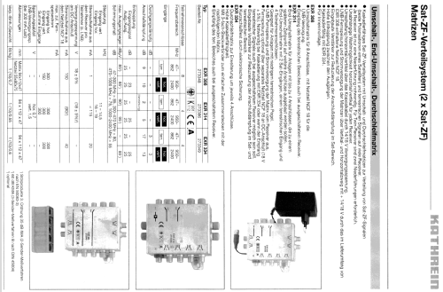 Umschaltmatrize EXR 314 BN 273386; Kathrein; Rosenheim (ID = 1756192) Antenna