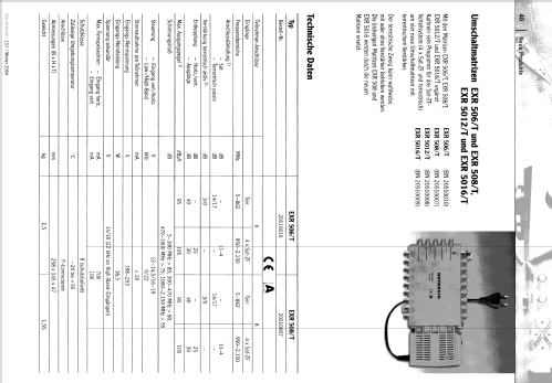 Umschaltmatrize EXR 506/T BN 20510010; Kathrein; Rosenheim (ID = 1803800) Antenna