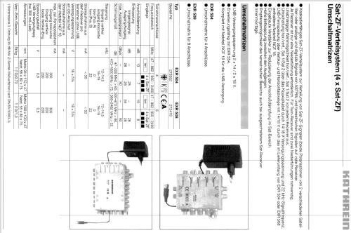 Umschaltmatrize EXR 508 BN 273419; Kathrein; Rosenheim (ID = 1756201) Antenny