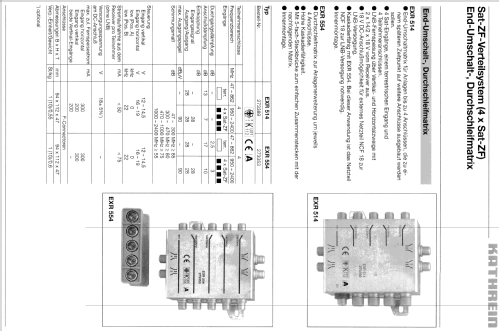 Umschaltmatrize EXR 514 BN 273353; Kathrein; Rosenheim (ID = 1756206) Antenne