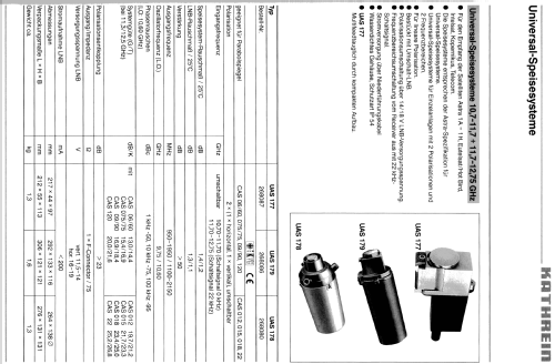 Universal-Speisesystem UAS 177 BN 268087; Kathrein; Rosenheim (ID = 1743062) Antenna