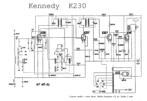 K230; Kennedy marca / (ID = 207054) Radio