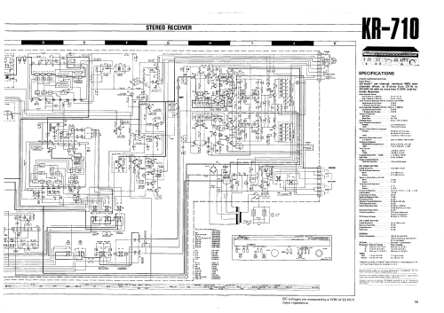 Stereo Receiver KR-710; Kenwood, Trio- (ID = 2765902) Radio