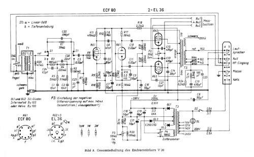 Endverstärker V-30; Klein & Hummel; (ID = 2493126) Ampl/Mixer