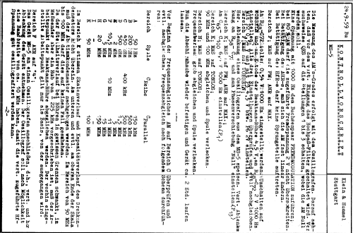 Radiotest MS-5; Klein & Hummel; (ID = 147746) Ausrüstung