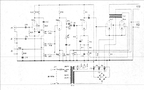 Mischverstärker V-111; Klein & Hummel; (ID = 2050572) Ampl/Mixer