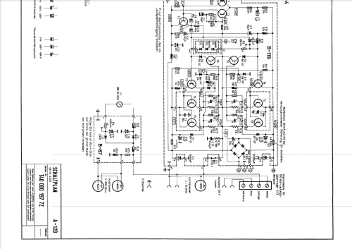 Telewatt Mono-Endverstärker A 120; Klein & Hummel; (ID = 613521) Verst/Mix