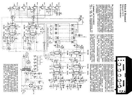 Telewatt VS-71M; Klein & Hummel; (ID = 103122) Ampl/Mixer
