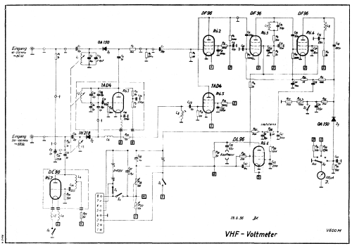 VHF-Voltmeter V600M; Klemt, Arthur; (ID = 1384729) Equipment