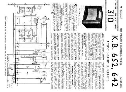 KB 642; Kolster Brandes Ltd. (ID = 1042858) Radio