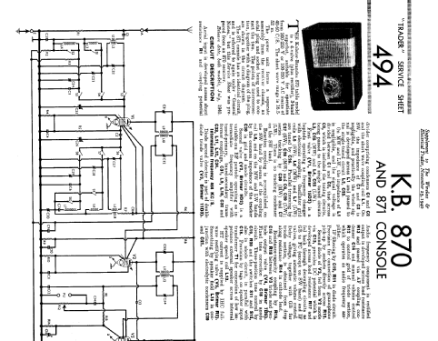 KB 870; Kolster Brandes Ltd. (ID = 1320904) Radio