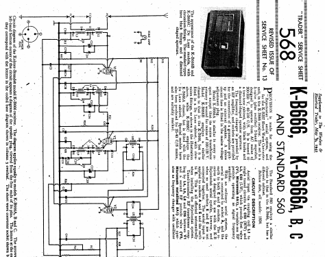 Rejectostat De Luxe KB 666B; Kolster Brandes Ltd. (ID = 778929) Radio