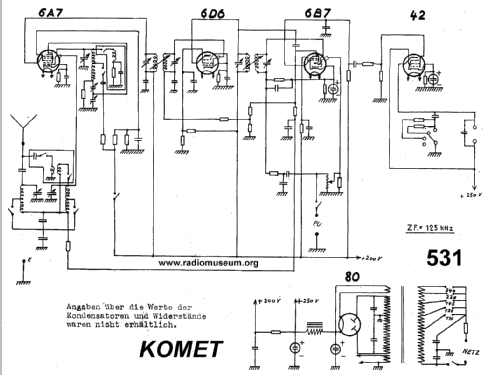 531; Komet Radio AG; Mitl (ID = 24038) Radio