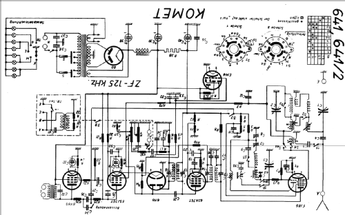 641-2; Komet Radio AG; Mitl (ID = 18449) Radio