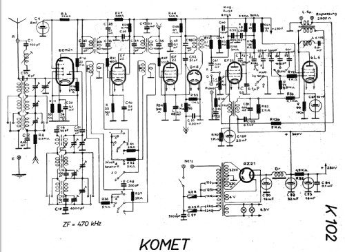 K102; Komet Radio AG; Mitl (ID = 18441) Radio