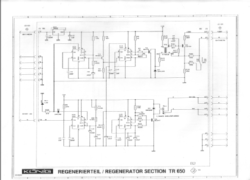 Bildröhrenregeneriergerät TR650 ; König Electronic (ID = 1503123) Equipment