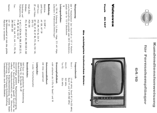 Videovox 45547; Körting Austria (ID = 457291) Television