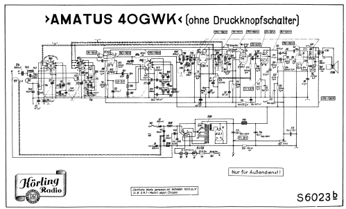 Amatus 40GWK; Körting-Radio; (ID = 2108584) Radio