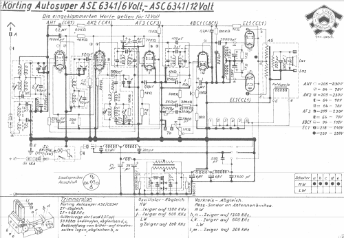 ASC6341-12; Körting-Radio; (ID = 1006883) Radio