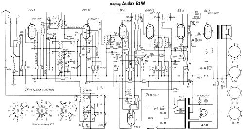 Audax 53W; Körting-Radio; (ID = 1718638) Radio