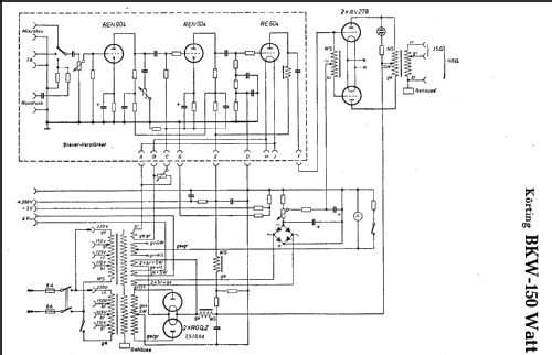 BKW150; Körting-Radio; (ID = 169230) Ampl/Mixer