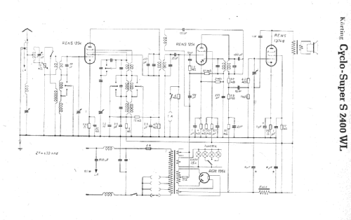 Cyclo-Super S2400WL; Körting-Radio; (ID = 4704) Radio